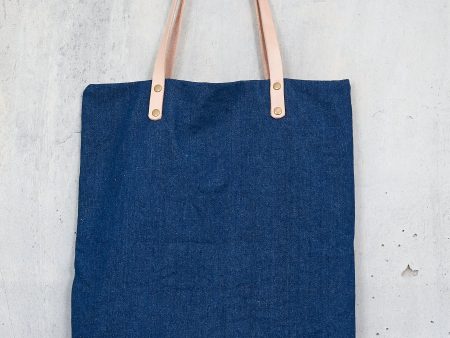 KECIL [flow] - tote bag 100% cotton denim Cheap