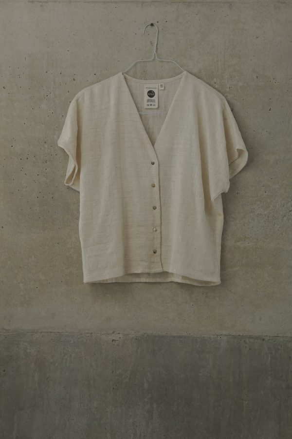 BARU [ new ] - VEST IN HANDLOOM COTTON Online Hot Sale