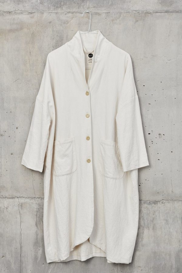 ADEM [ pure ] - unisex hachiko linen coat Online now