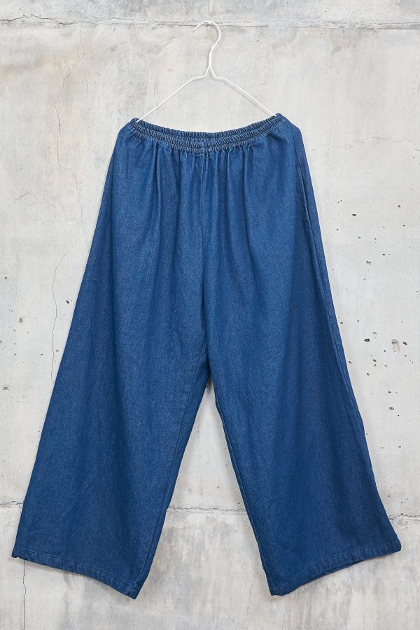 MUDAH [flow] - culotte 100% cotton denim For Sale