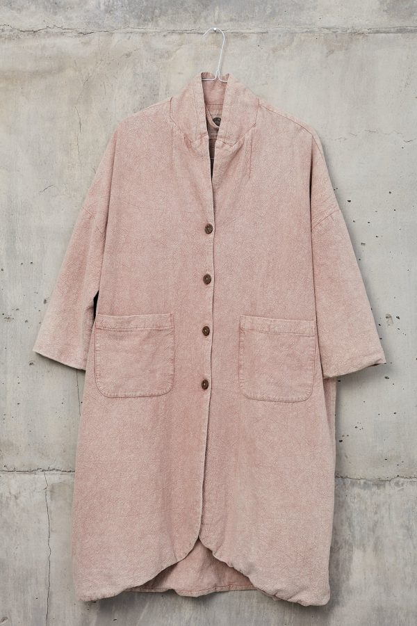 ADEM [ pure ] - unisex hachiko linen coat Online now