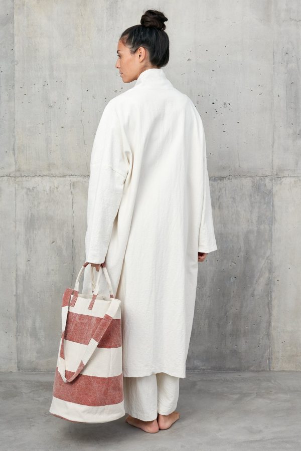 ADEM [ pure ] - unisex hachiko linen coat Online now