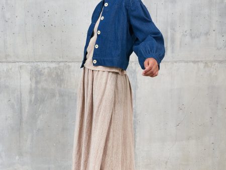 BUNGA  [flow] -  maxi skirt nila cotton linen Online