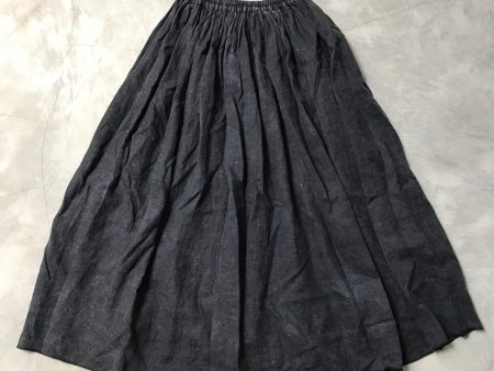 MAWAR [rose] - hand dyed linen skirt Cheap