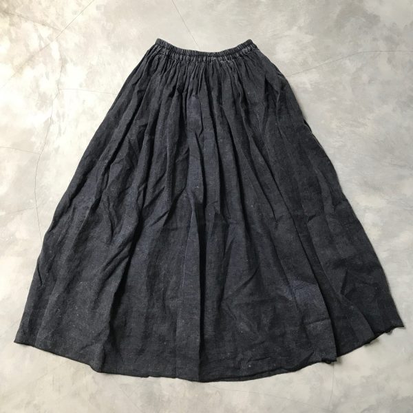 MAWAR [rose] - hand dyed linen skirt Cheap