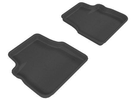 3DMaxpider Rear All-Weather Floor Liner Set Black 2009-2013 Forester For Sale