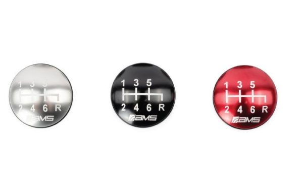 AMS Performance Billet Aluminum Shift Knob w  Interchangeable Cap 6 Speed Models Supply