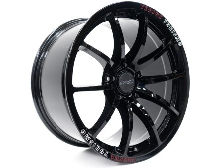 Versus VT125S Gloss Black 18x9.5 5x114.3 38mm Offset Online Sale