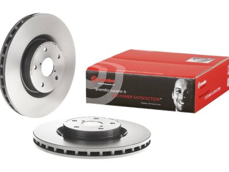 Brembo High Carbon Cast Iron Blank Front Vented Brake Rotor 2005-2017 STI Supply