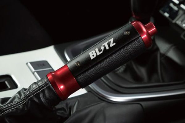 Blitz Racing Black Hand Brake Lever w  Red Ring 2013-2024 BRZ   2013-2016 FRS   2022-2024 GR86 Online Sale