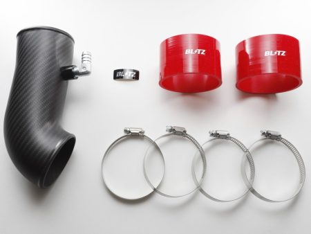 Blitz Carbon Fiber Suction Kit w  Red Couplers 2022-2024 BRZ   2022-2024 GR86 Online Hot Sale