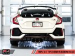 AWE Track Edition Catback Exhaust w  Diamond Black Tips 2017-2021 Honda Civic Type R (FK8) Online now