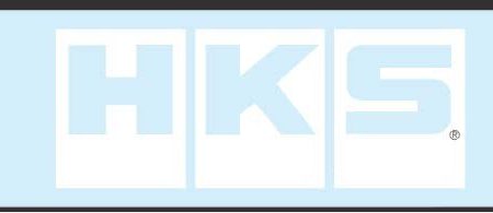 HKS 2024 Series Logo Sticker W135 White on Sale