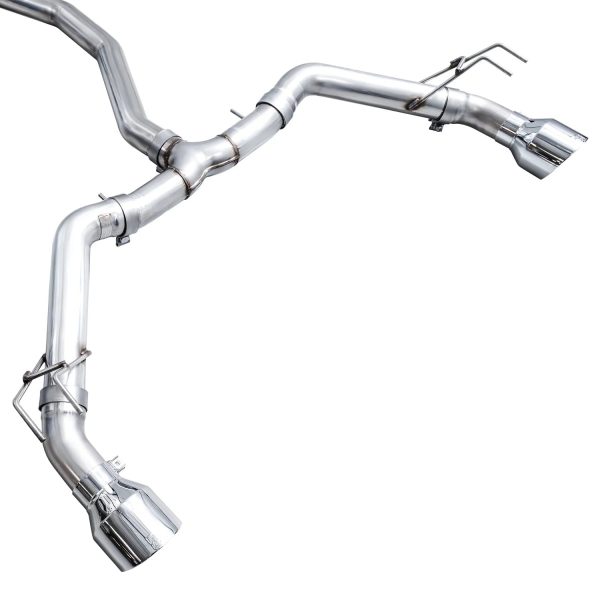 AWE Track Edition Catback Exhaust w  Chrome Silver Tips 2023-2024 Acura Integra   2022–2024 Honda Civic Si Hot on Sale