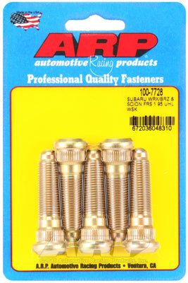 ARP Wheel Stud Kit 1.95 in Length 5 Pack Most Subaru Models Sale