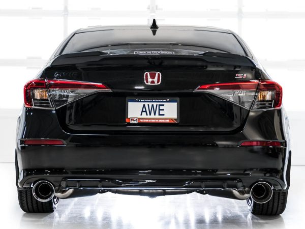 AWE Track Edition Catback Exhaust w  Diamond Black Tips 2023-2024 Acura Integra   2022–2024 Honda Civic Si Online now