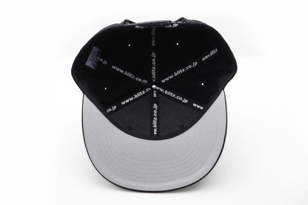 Blitz  Tune Your Life  Circle Logo Flat Brim Hat Black Online Sale