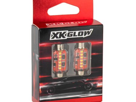 XKGlow LED Festoon 31mm White Interior Light 2pc Kit Most Subaru Models Fashion