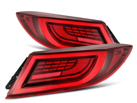 Alpharex LUXX-Series LED Tail Lights Vivid Red 2022-2024 BRZ   2022-2024 GR86 Fashion