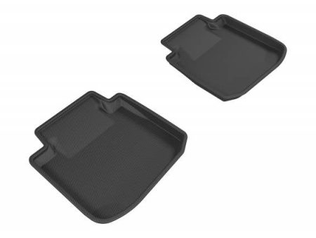 3DMaxpider Rear All-Weather Floor Liner Set Black 2015-2019 Legacy   2015-2019 Outback Fashion