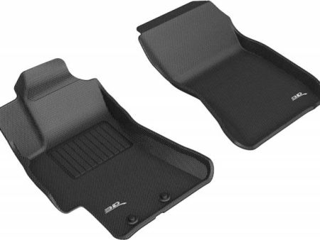 3DMaxpider Front All-Weather Floor Liner Set Black 2011-2014 WRX Hatchback   2008-2014 STI Hatchback   2008-2011 Impreza Hatchback Online