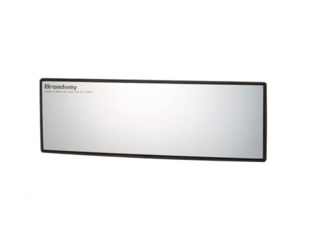 NAPOLEX Broadway Curved Wide View Rear Mirror Chrome Glass Most Car Models Supply