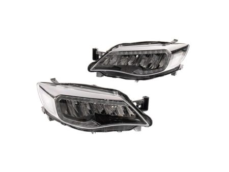 Molded Innovations Paragon Series Sequential LED Headlights 2008-2014 WRX w  OEM Halogen Lights Online Sale