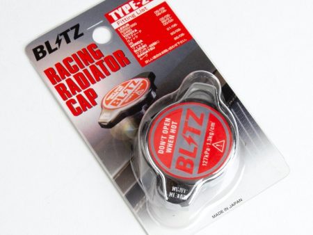 Blitz Racing Type 2 Radiator Cap Red 1.3 Bar 2013-2024 BRZ   2013-2023 GR86 on Sale