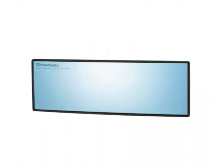 NAPOLEX Broadway Curved Wide View Rear Mirror Blue Glass Most Car Models Online Hot Sale