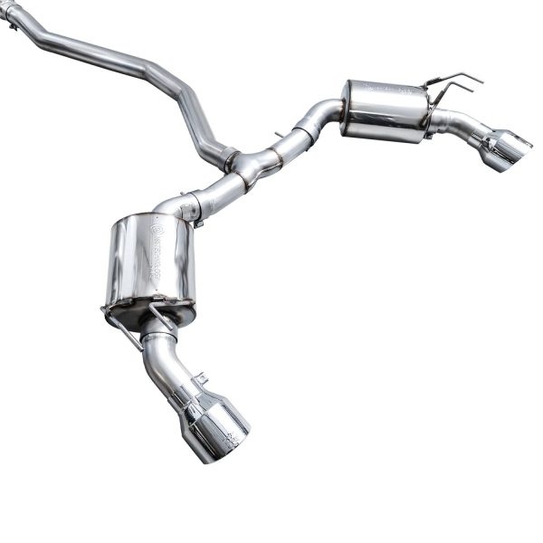 AWE Touring Edition Catback Exhaust w  Chrome Silver Tips 2023-2024 Acura Integra   2022–2024 Honda Civic Si Online