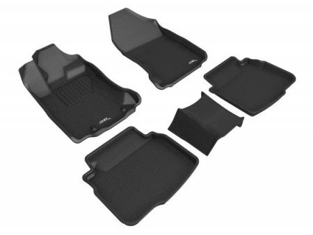 3DMaxpider Front and Rear All-Weather Floor Liner Set Black 2020-2023 Legacy   2020-2023 Outback Online