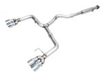 AWE Track Edition Catback Exhaust w  Chrome Silver Tips 2022-2024 WRX Cheap