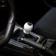 Boomba Racing 270g Weighted Delrin Shift Knob White w  Black Finish Most Subaru Models For Discount