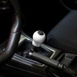 Boomba Racing 270g Weighted Delrin Shift Knob White w  Blue Finish Most Subaru Models Hot on Sale