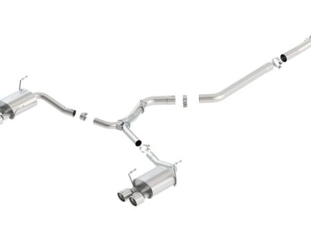 Borla S-Type Cat Back Exhaust w  Stainless Steel Tips 2015-2021 WRX   2015-2021 STI Online now