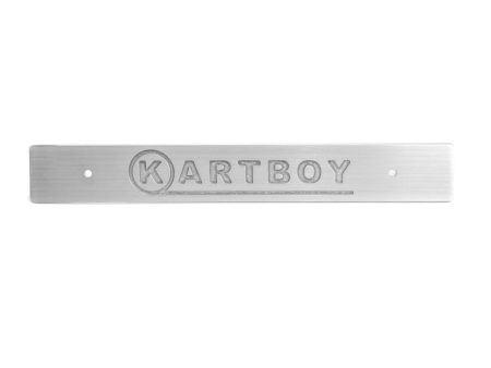 Kartboy Front License Plate Delete Silver 2006-2021 WRX   2006-2021 STI   2005-2009 LGT For Sale