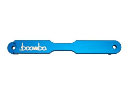 Boomba Racing Aluminum Battery Tie Down Blue Finish 2015-2024 WRX For Cheap