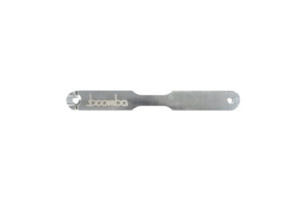 Boomba Racing Aluminum Battery Tie Down Natural Finish 2015-2024 WRX Discount