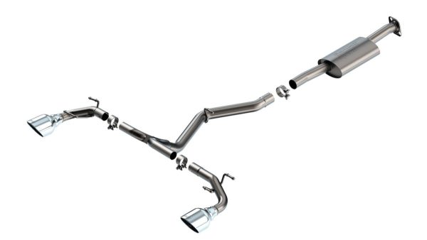 Borla S-Type Catback Exhaust  w  Chrome Tips 2022-2024 BRZ Supply