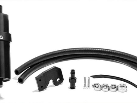 Boomba Racing Stage 2 Catch Can Kit Black Finish 2015-2021 WRX Discount