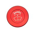 Boomba Racing Aluminum Windshield Washer Reservoir Cap Red Finish 2015-2021 WRX on Sale