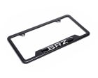 Subaru OEM License Plate Frame Stainless Steel Matte Black w  BRZ Logo 2013-2024 BRZ Online