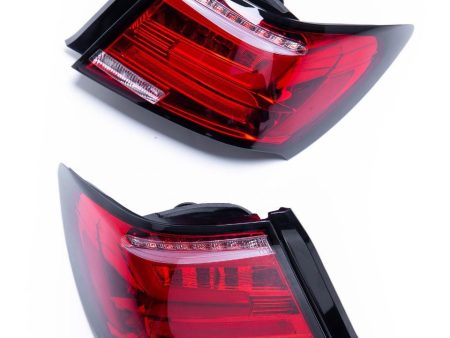 Spyder Sequential LED Tail Lights Chrome Housing w  Red Lens and Red Bar 2008-2014 WRX Sedan   2011-2014 STI Sedan Online Sale