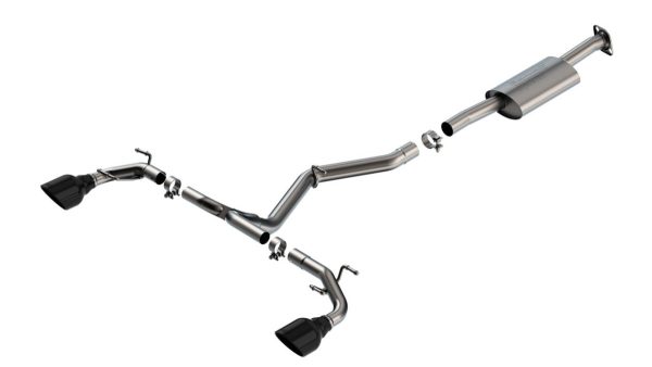 Borla S-Type Catback Exhaust w  Black Tips 2022-2024 BRZ For Discount