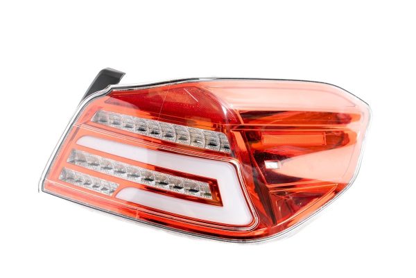 Akkon LED Tail Lights Red Base w  Clear Lense and White Bar 2015-2021 WRX   2015-2021 STI Online now