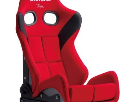 Bride GIAS III Low Max Reclinable Black Carbon Aramid Shell w  Red Fabric Seat and Standard Cushion Online now