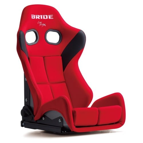 Bride GIAS III Low Max Reclinable Black Carbon Aramid Shell w  Red Fabric Seat and Standard Cushion Online now