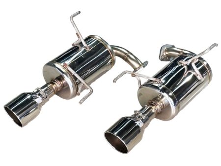 Blitz NUR-SPEC Custom Series Axle Back Exhaust w  Polished Stainless Tips 2022-2024 WRX Sale