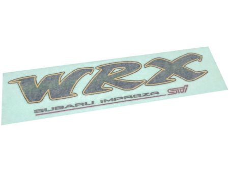 Subaru JDM Rear Trunk Sticker Kit GC8 Style w  Pink STI Accent Online now