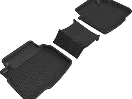 3DMaxpider Rear All-Weather Floor Liner Set Black 2020-2023 Legacy   2020-2023 Outback Fashion